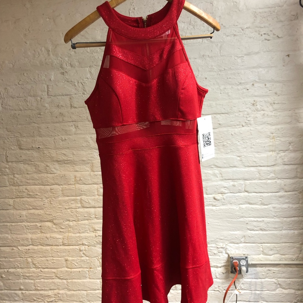 NWT Emerald Sundae red skater dress